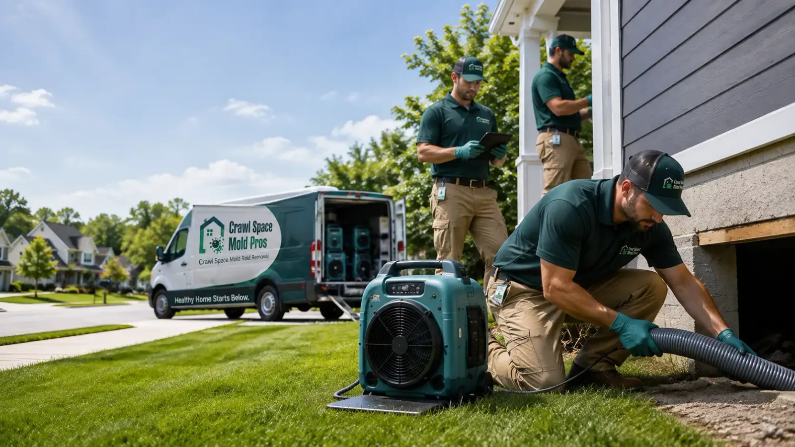 Crawl Space Mold Removal in Juliustown, NJ